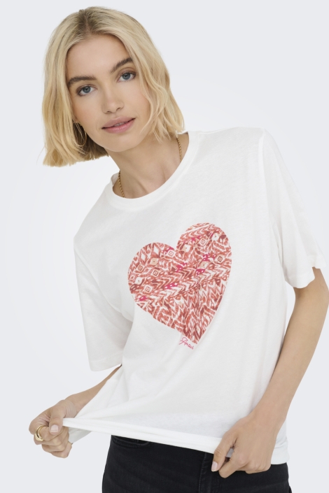 Jacqueline de Yong jdyanemone s/s print top jrs
